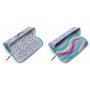 Trousse - Maped - XXL Violet pastel/vert/rose