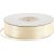 Ruban satin - blanc cass - B3 mm - 100 m