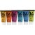 Peinture scolaire - Acrylique - Paillettes - couleurs mlanges - 6 x 20 ml