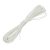 Cordon coton cir  1 mm / 6 m - blanc