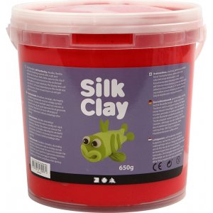 Silk Clay - rouge - 650 g