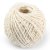 Cordon de jute 2mm 40m - blanc crme