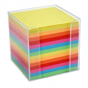 Bloc Cube avec Support - Color