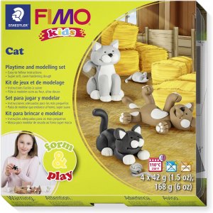 Coffret Fimo Kids Form&Play - Chat