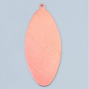 Pendentif 59 x 25 mm - ovale 1 trou