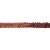 Bordure  paillettes - Stretch 20 mm - marron chocolat