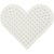 NABBI BioBeads Plaque  perles - Coeur - 7x8,5 cm - 1 pce