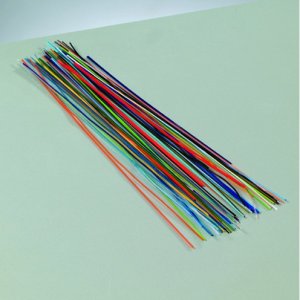 Fil mail l ~ 150-170 mm - couleurs mlanges 10 g de fils longs