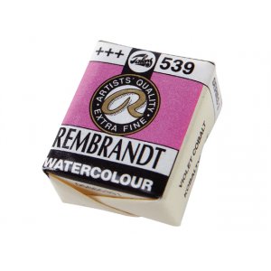 Peinture aquarelle Rembrandt - 1/2 tasse (24 choix de couleurs diffrentes)