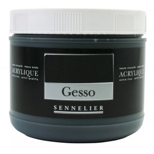 Mdium Acrylique Sennelier 500 Ml - Gesso Noir