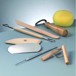 Set d'outils de modelage - cramique / 8 pices