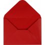 Enveloppe - rouge - 11,5 x 16 cm - 10 pcs