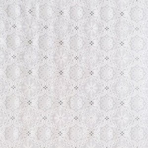 Toile cire PVC Lace - Blanc