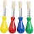 Pinceaux pour enfants avec manches ballon - ronds - 4 pcs