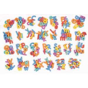 Lettres magntiques de diffrentes couleurs 248 pcs