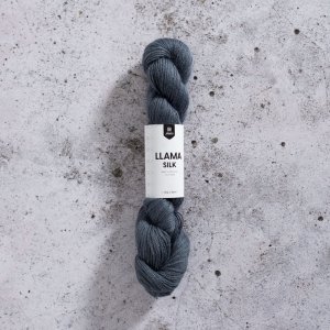 Soie de Lama 50g - Gris acier