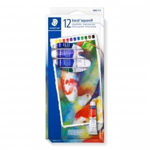 Peinture aquarelle 12 ml - 12 couleurs