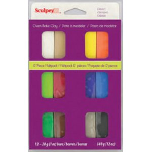 Sculpey Clay Multipack 28g - Classique