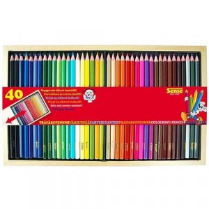 Crayons de couleur Sense - 40 crayons