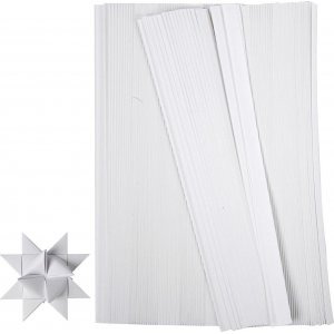 Bandes toiles - blanc - 4,5 cm, 500 bandes