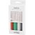 Stylos lumineux - Noir, vert, gris clair, rouge - 4 x 30 ml