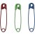 pingles de sret - couleurs mlanges - 10 x 100 pcs