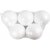 Boules en polystyrne - blanc - 12 cm - 5 pcs