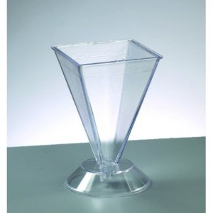 Vase bougie 105 x 67 x 67 mm - pyramide / max. 65 C