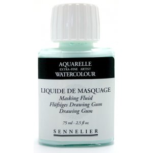 Mdium aquarelle Sennelier Gomme  dessin liquide - 75ml