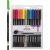 Marqueur aquarelle - couleurs standards - 12 pcs