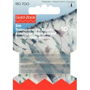 Elastique transparent 10 mm 3 m