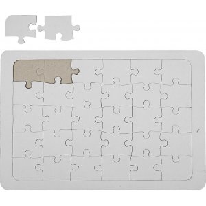 Puzzle - blanc - 21 x 30 cm - 10 pcs