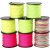 Cordon  nouer - vert fluo - rose fluo - jaune fluo - mix non - 8 x 28 m