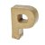 Lettres en papier profond 5x4x2 cm - P