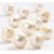 Perles d'eau douce - 9-12 mm - nacre - 10 pcs