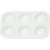 Palette - blanc - 13 x 8,5 cm - 10 pcs