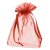 Sac organza 12,5 x 17 cm - rouge