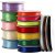 Ruban de satin - assortiment - couleurs mlanges - 15 rouleaux