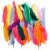 Plumes - couleurs mlanges - 350 pcs