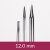 Aiguilles  tricoter circulaires remplaables - Laiton - 12cm 12,00mm / 4.5in US17