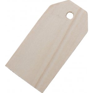 tiquettes de Manille en placage de bois - 10 pcs