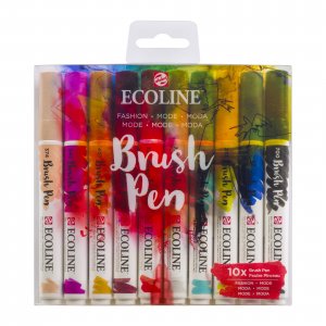 Pack de 10 stylos pinceaux Ecoline - Mode