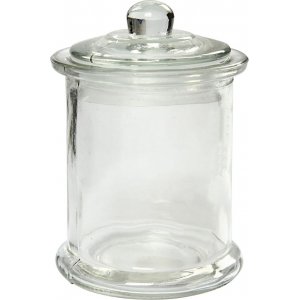 Pot en verre avec couvercle - 10 pcs