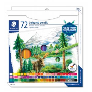 Crayons de couleur Design Journey - 72 crayons