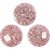 Strass - rouge clair - 8 mm - 32 pcs