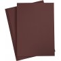 Carton color - marron fonc - A4 - 180 g - 20 feuilles