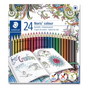 Crayons de couleur Noris Creative - 24 crayons