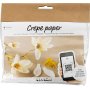 Mini Kit DIY Papier Crpe - Branche de Magnolia