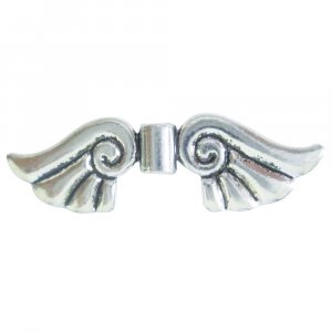 Perles ailes 2-pack - argent