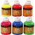 Peinture scolaire - Acrylique - Non - couleurs non - 6 x 500 ml